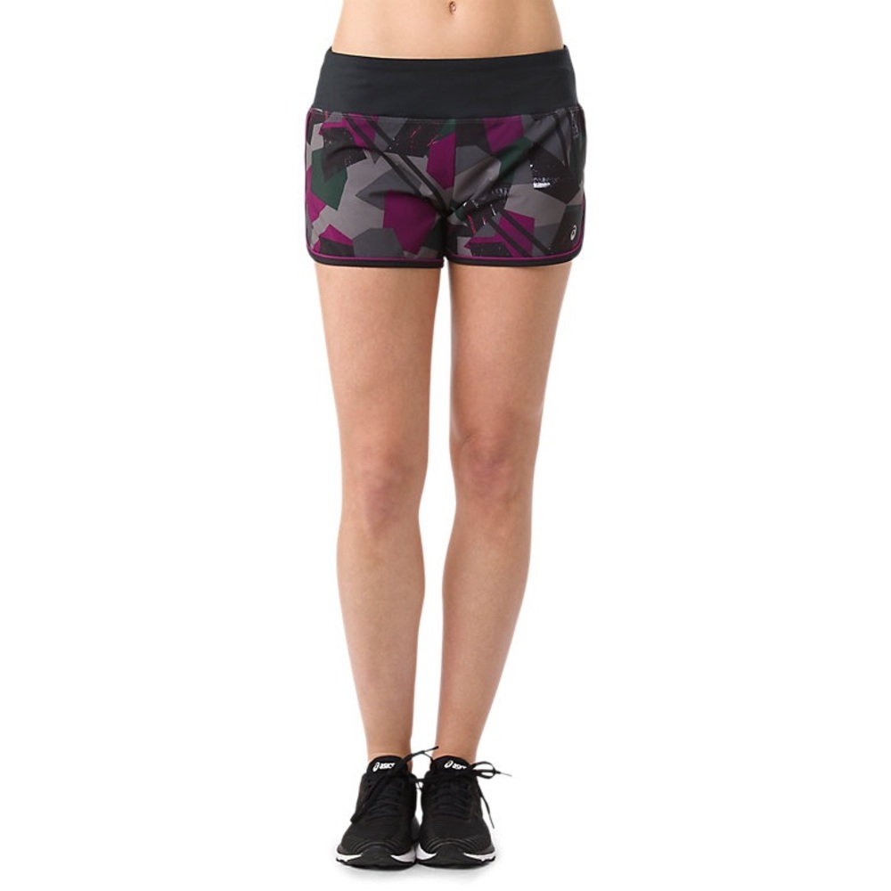 NWT ASICS Women’s Multi color Everysport Shorts Sz L